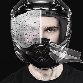 Motosiklet Kaskı İçin Yağmur Kaydırıcı