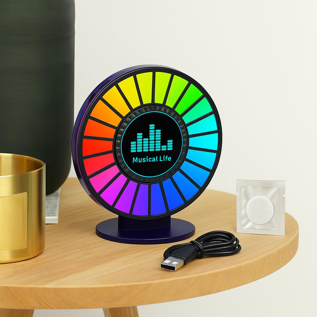 Sese Duyarlı Koku Hazneli Rgb Led Işık